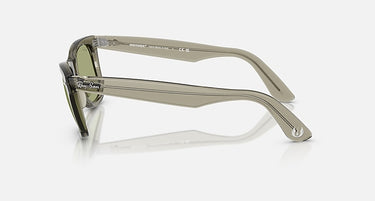Ray-Ban Star Wars Master Yoda Wayfarer RB2140 68694E transparant groen, zijaanzicht