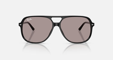 Ray-Ban Bill RB2198 901/53 zwart met violette glazen, vooraanzicht