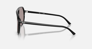 Ray-Ban Bill RB2198 901/53 zwart met violette glazen, zijaanzicht