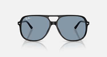 Ray-Ban Bill RB2198 901/56 zwart met blauwe glazen, vooraanzicht