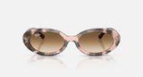 Ray-Ban RB2223 144951 opaalroze havana, vooraanzicht