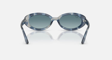 Ray-Ban RB2223 14503M opaalblauw havana, achteraanzicht