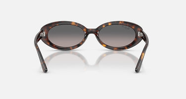 Ray-Ban RB2223 902/M3 havana met gepolariseerde grijze verloopglazen, achteraanzicht