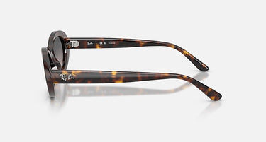 Ray-Ban RB2223 902/M3 havana met gepolariseerde grijze verloopglazen, zijaanzicht