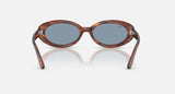 Ray-Ban RB2223 954/56 gestreept havana, achteraanzicht