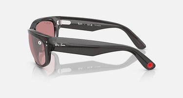 Ray-Ban Star Wars Kylo Ren Mega Balorama RB2289 14543E transparant zwart met rode gepolariseerde glazen, zijaanzicht