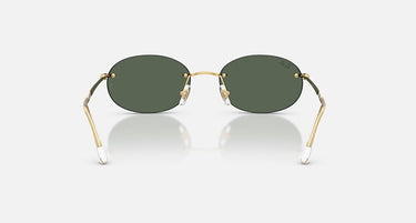 Ray-Ban RB3767 001/71 arista goud, donkergroen – achteraanzicht
