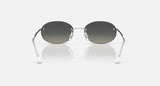 Ray-Ban RB3767 003/11 zilver, grijs verlopend – achteraanzicht