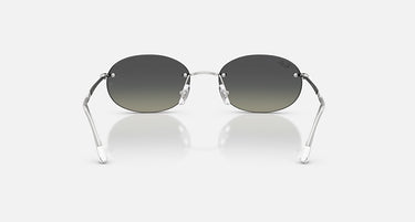 Ray-Ban RB3767 003/11 zilver, grijs verlopend – achteraanzicht