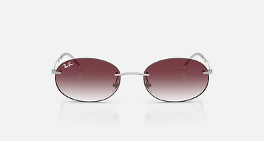 Ray-Ban RB3767 003/8H zilver, helder verlopend naar donkerviolet – vooraanzicht