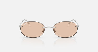 Ray-Ban RB3767 003/MG zilver, amber transitions color touch – vooraanzicht