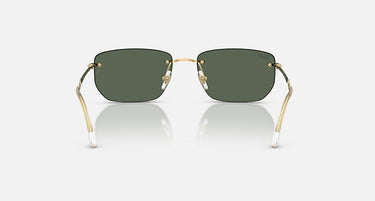 Ray-Ban RB3768 001/71 arista goud, donkergroen – achteraanzicht
