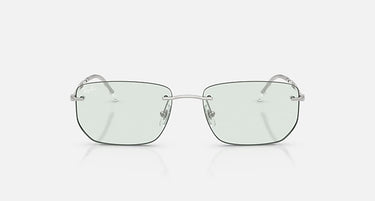 Ray-Ban RB3768 003/M1 zilver, smaragd – vooraanzicht