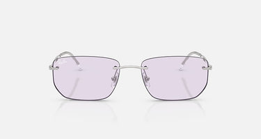 Ray-Ban RB3768 003/MH zilver, amethist – vooraanzicht