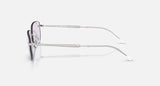 Ray-Ban RB3768 003/MH zilver, amethist – zijaanzicht
