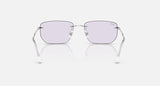 Ray-Ban RB3768 003/MH zilver, amethist – achteraanzicht