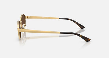 Ray-Ban RB3774D 001/73 arista goud, donkerbruin – zijaanzicht