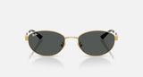 Ray-Ban RB3774D 001/87 arista goud, donkergrijs – vooraanzicht