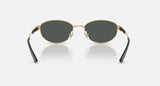 Ray-Ban RB3774D 001/87 arista goud, donkergrijs – achteraanzicht