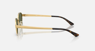Ray-Ban RB3774D 001/9A arista goud, donkergroen gepolariseerd – zijaanzicht
