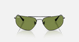 Ray-Ban RB3780 002/4E zwart, groen – vooraanzicht