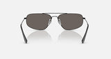 Ray-Ban RB3780 002/B1 zwart, donkergrijs – achteraanzicht