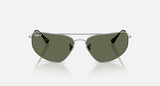 Ray-Ban RB3780 004/58 staalgrijs, groen gepolariseerd – vooraanzicht