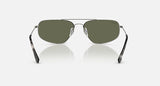 Ray-Ban RB3780 004/58 staalgrijs, groen gepolariseerd – achteraanzicht