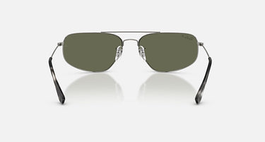Ray-Ban RB3780 004/58 staalgrijs, groen gepolariseerd – achteraanzicht