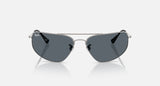 Ray-Ban RB3780 004/R5 staalgrijs, blauw – vooraanzicht