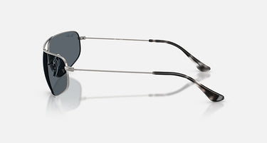 Ray-Ban RB3780 004/R5 staalgrijs, blauw – zijaanzicht