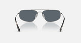 Ray-Ban RB3780 004/R5 staalgrijs, blauw – achteraanzicht