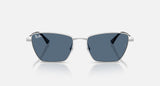 Ray-Ban RB3783 003/80 zilver, donkerblauw – vooraanzicht