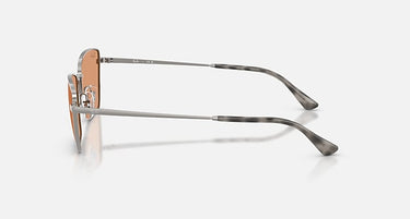 Ray-Ban RB3783 004/7 staalgrijs, oranje – zijaanzicht