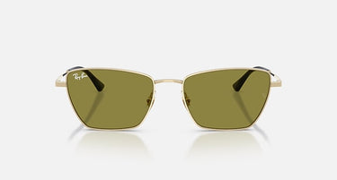 Ray-Ban RB3783 9213/2 lichtgoud, groen – vooraanzicht