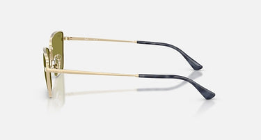 Ray-Ban RB3783 9213/2 lichtgoud, groen – zijaanzicht