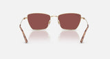 Ray-Ban RB3783 921375 lichtgoud, donkerpaars – achteraanzicht