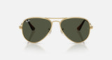 Ray-Ban Aviator Max RB3925 001/31 arista goud, glazen in groen – vooraanzicht