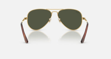 Ray-Ban Aviator Max RB3925 001/31 arista goud, glazen in groen – achteraanzicht