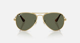 Ray-Ban Aviator Max RB3925 001/58 arista goud, glazen in groen gepolariseerd – vooraanzicht