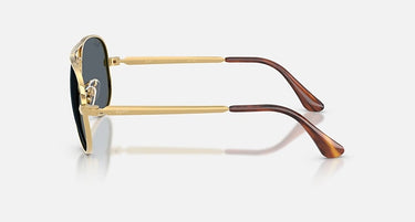 Ray-Ban Aviator Max RB3925 001/R5 arista goud, glazen in blauw – zijaanzicht