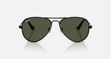 Ray-Ban Aviator Max RB3925 002/31 zwart, glazen in groen – vooraanzicht