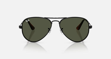 Ray-Ban Aviator Max RB3925 002/31 zwart, glazen in groen – vooraanzicht