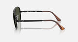 Ray-Ban Aviator Max RB3925 002/31 zwart, glazen in groen – zijaanzicht