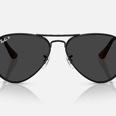 Ray-Ban Aviator Max RB3925 002/48 zwart, glazen in donkergrijs gepolariseerd – vooraanzicht
