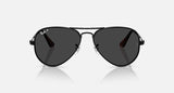 Ray-Ban Aviator Max RB3925 002/48 zwart, glazen in donkergrijs gepolariseerd – vooraanzicht