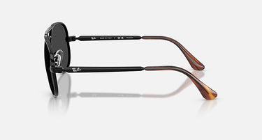 Ray-Ban Aviator Max RB3925 002/48 zwart, glazen in donkergrijs gepolariseerd – zijaanzicht