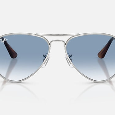Ray-Ban Aviator Max RB3925 003/3F zilver, glazen in blauw met kleurverloop – vooraanzicht