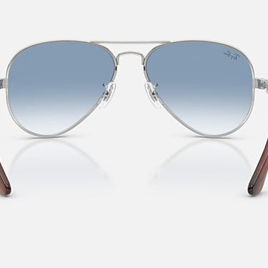 Ray-Ban Aviator Max RB3925 003/3F zilver, glazen in blauw met kleurverloop – achteraanzicht