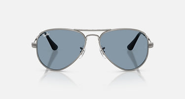 Ray-Ban Aviator Max Summer Capsule RB3925 004/56 staalgrijs, glazen in blauw – vooraanzicht